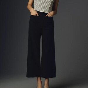 Anthropologie The Colette Cropped Wide-Leg Pants by Maeve NWOT